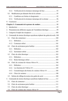 Etude et conception d'une potence de soudure automatique des viroles