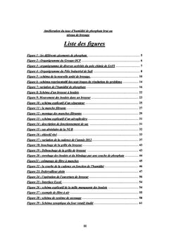 Amélioration de l'humidité de phosphate et dimensionnement sécheur