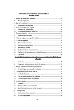Amélioration de l'humidité de phosphate et dimensionnement sécheur