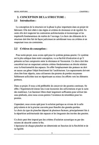 Étude de la structure en béton armé