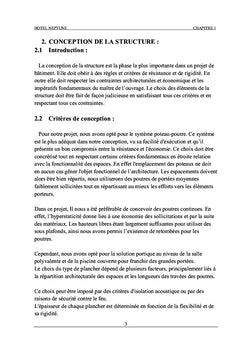 Étude de la structure en béton armé