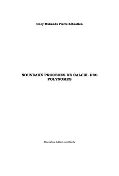 Nouveaux procédés de calcul des polynômes