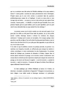 L'illisible esthétique,