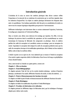 Étude conception d'un moule à 4 empreintes de brosse à linge