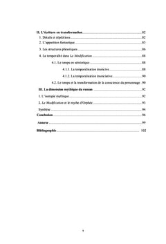 Transformation de la conscience dans La Modification de Michel Butor