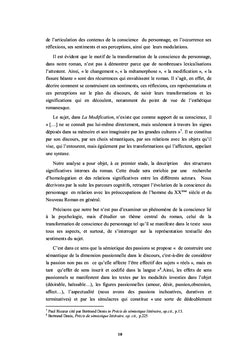 Transformation de la conscience dans La Modification de Michel Butor