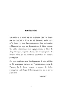 Essais sur l'appropriation musicale