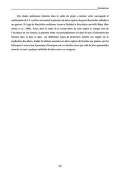 Les bruches ravageurs de l'Acacia tortilis en Tunisie