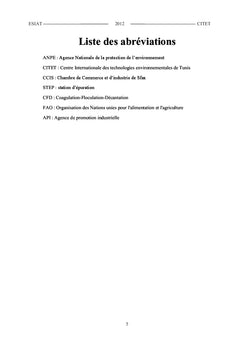 Traitement des rejets liquides