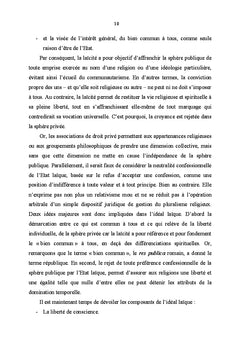 Essai d'enseignement du fait religieux à l école laïque