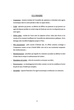Lien entre dettes publiques et developpement economique