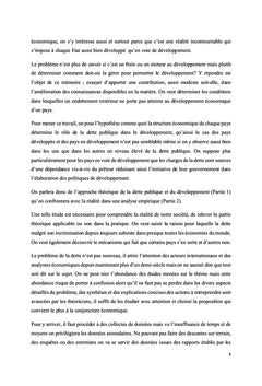 Lien entre dettes publiques et developpement economique