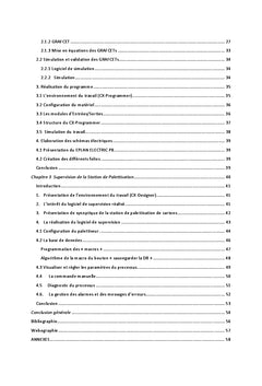 Automatisation et supervision d'une station de palettisation de carton