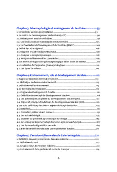 Géomorphologie et aménagement du territoire