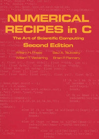 Numerical recipes in C: The art of scientific computing