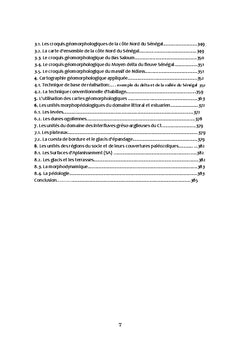 Géomorphologie et aménagement du territoire