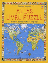 Atlas Livre puzzle: Avec six cartes illustrées en puzzle