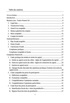 Holding financière : audit, compliance et management des risques