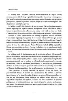 Holding financière : audit, compliance et management des risques