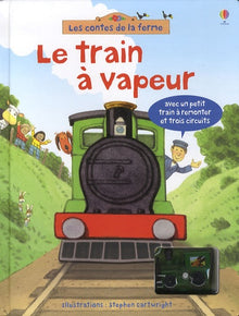LE TRAIN A VAPEUR - AVEC UN PETIT TRAIN A REMONTER ET TROIS CIRCUITS