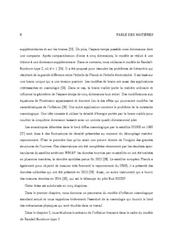 Modèles d'inflation cosmologique branaire RS-II