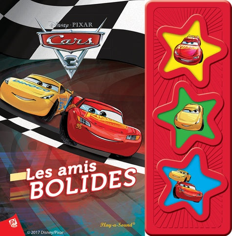 CARS 3 - LIVRE SONORE 3 BOUTONS