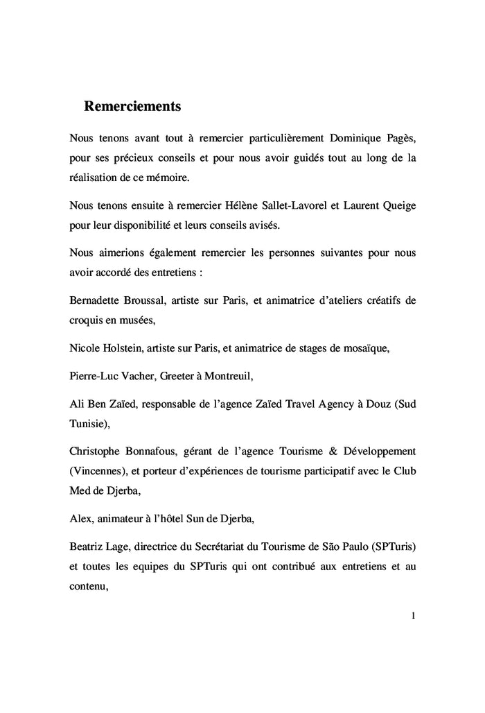 Tourismes participatif et créatif, leviers de métropolisation ?