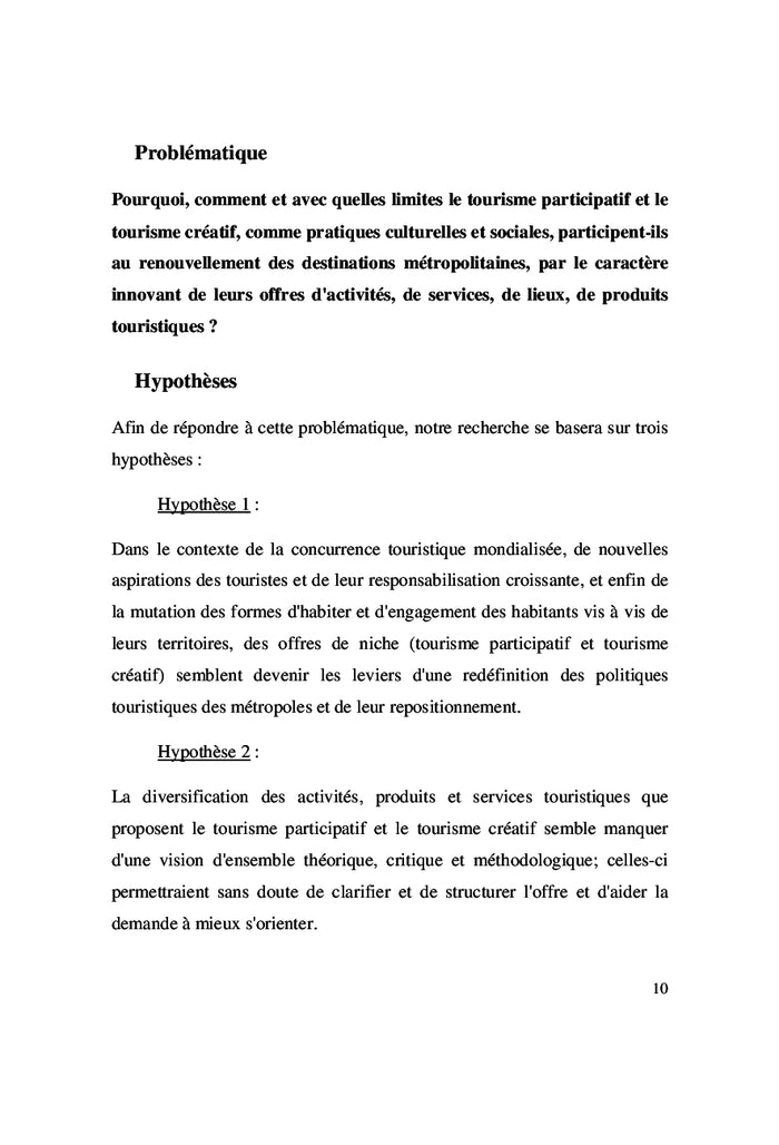 Tourismes participatif et créatif, leviers de métropolisation ?