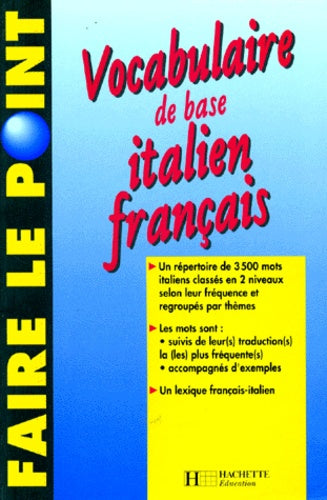Vocabulaire de base italien-français