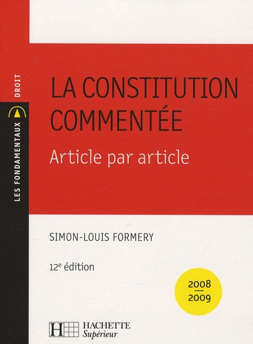 La Constitution commentée: Article par article