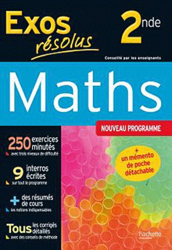 Maths 2de, exos résolus