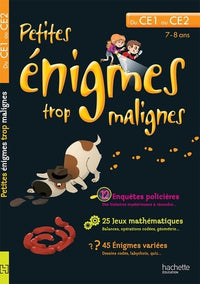 Petites énigmes trop malignes - du CE1 au CE2 - Cahier de vacances