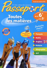 Toutes les matières de la 6e à la 5e