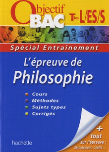L'épreuve de philosopie Tle L, ES, S