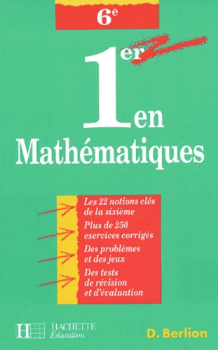 1er en mathématiques, 6e