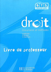 Droit BTS 2eme année: Livre du professeur
