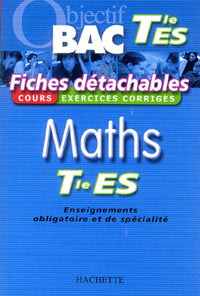 Fiches détachables : Maths, terminale ES