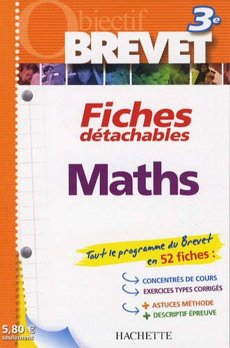 Maths 3e: Fiches détachables