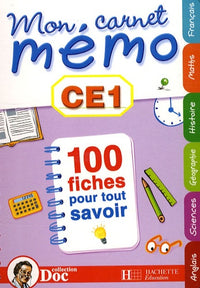 Mon carnet mémo CE1