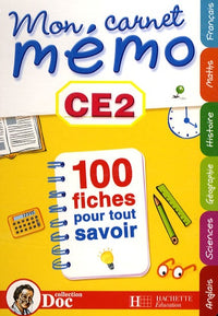 Mon carnet mémo CE2