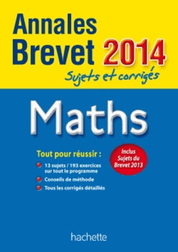maths brevet: sujets et corrigés
