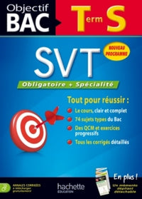 Sciences de Vie et de la Terre Obligatoire + Spécialite Tle S
