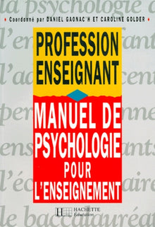 Manuel de psychologie pour l'enseignement