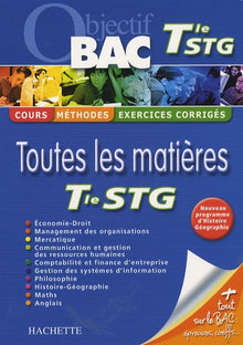 Toutes les matières Te STG