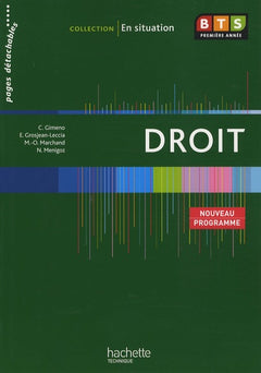 Droit, BTS 1re année, Livre de l'élève, éd. 2009