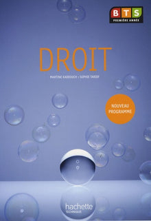 Droit, BTS 1re année
