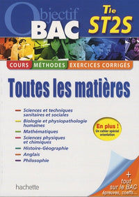 Toutes les matières Tle ST2S