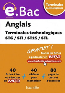 Anglais Tles technologiques STG/STI/ST2S/STL