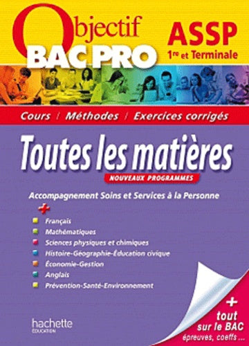 Toutes les matières 1re et Tle ASSP