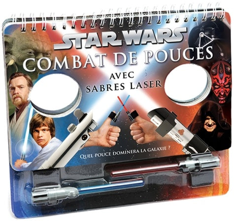 Star wars , combat de pouces sabres laser